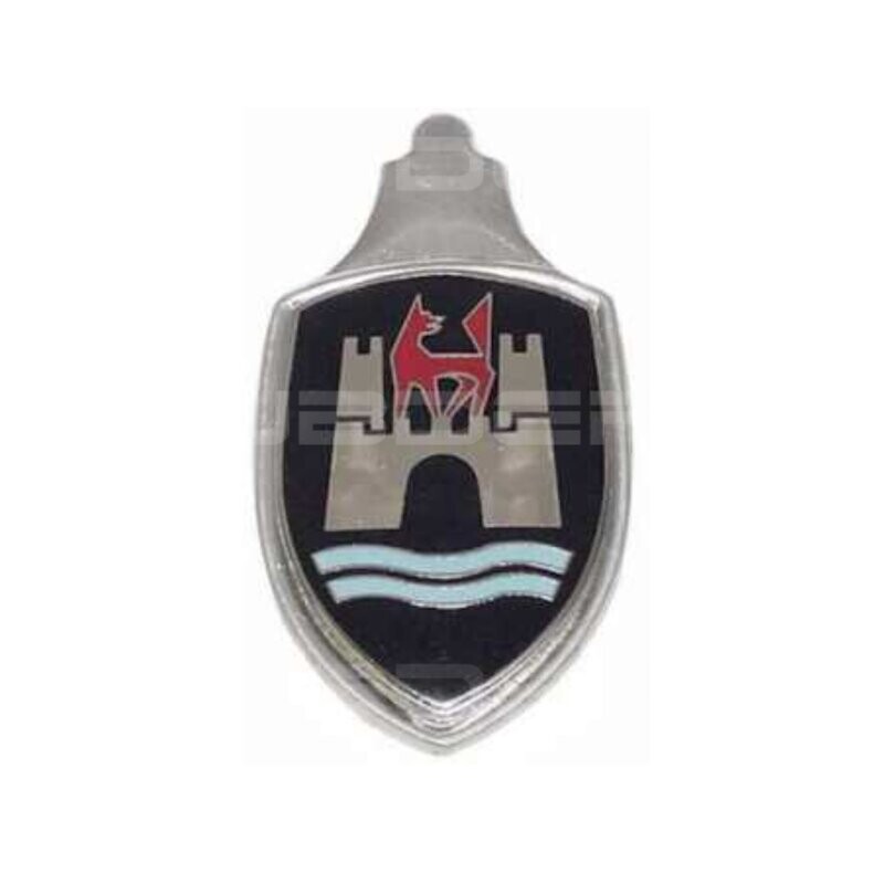 Bonnet Badge, Black Wolfsburg Crest, T1 Beetle 1960 to 1963