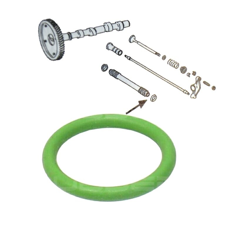 Push Rod Tube Seal, Large, T2 Kombi 1.7lt to 2lt
