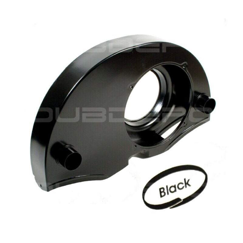 Fan Shroud, Black Dog House, With Ducts