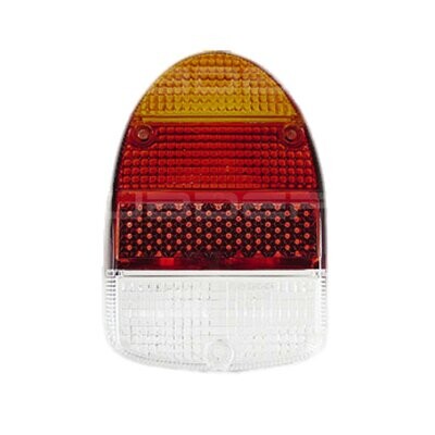 Tail Light Lens, with Reverse, T1 Beetle 1972 to 1973
