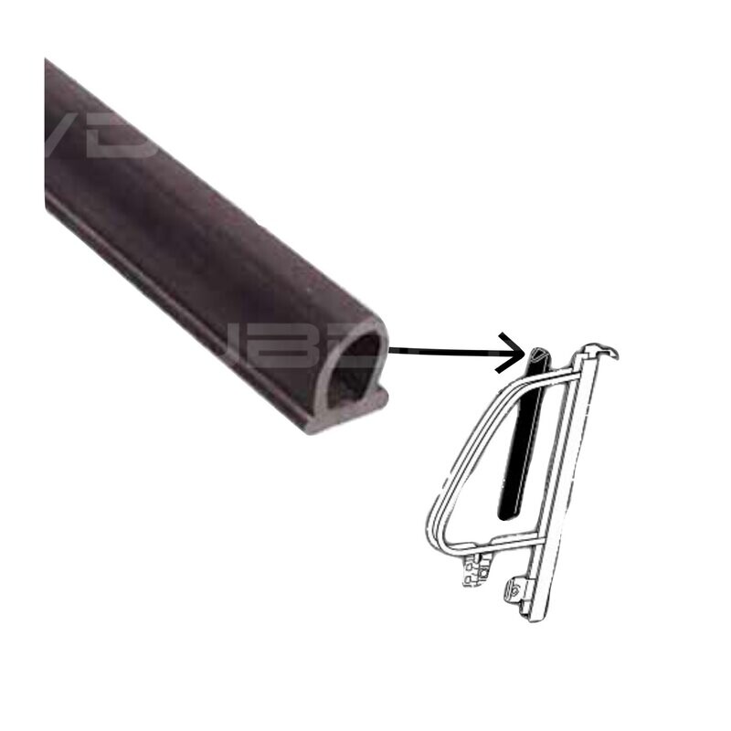 Vent Window Upright Seal, Pair, T1 Beetle 1968 to 1979