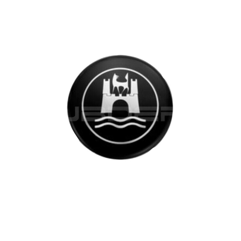 Horn Button, Silver Wolfsburg Crest, T2 Kombi 1968 to 1979