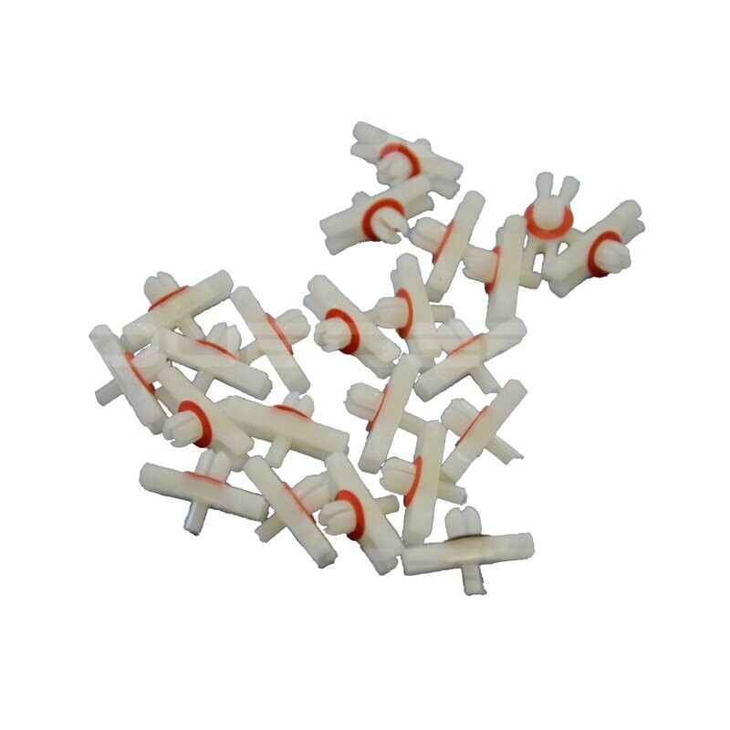 Trim Clips for Chrome Body Molding, T1 1968 on, set 50