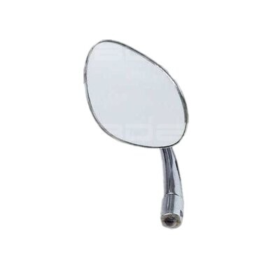 Mirror on Hinge Pin, Left, Pear Shaped Chrome, T1 1958 to 1967 Mirror on Hinge Pin, Left, Pear Shaped Chrome, T1 1958 to 1967