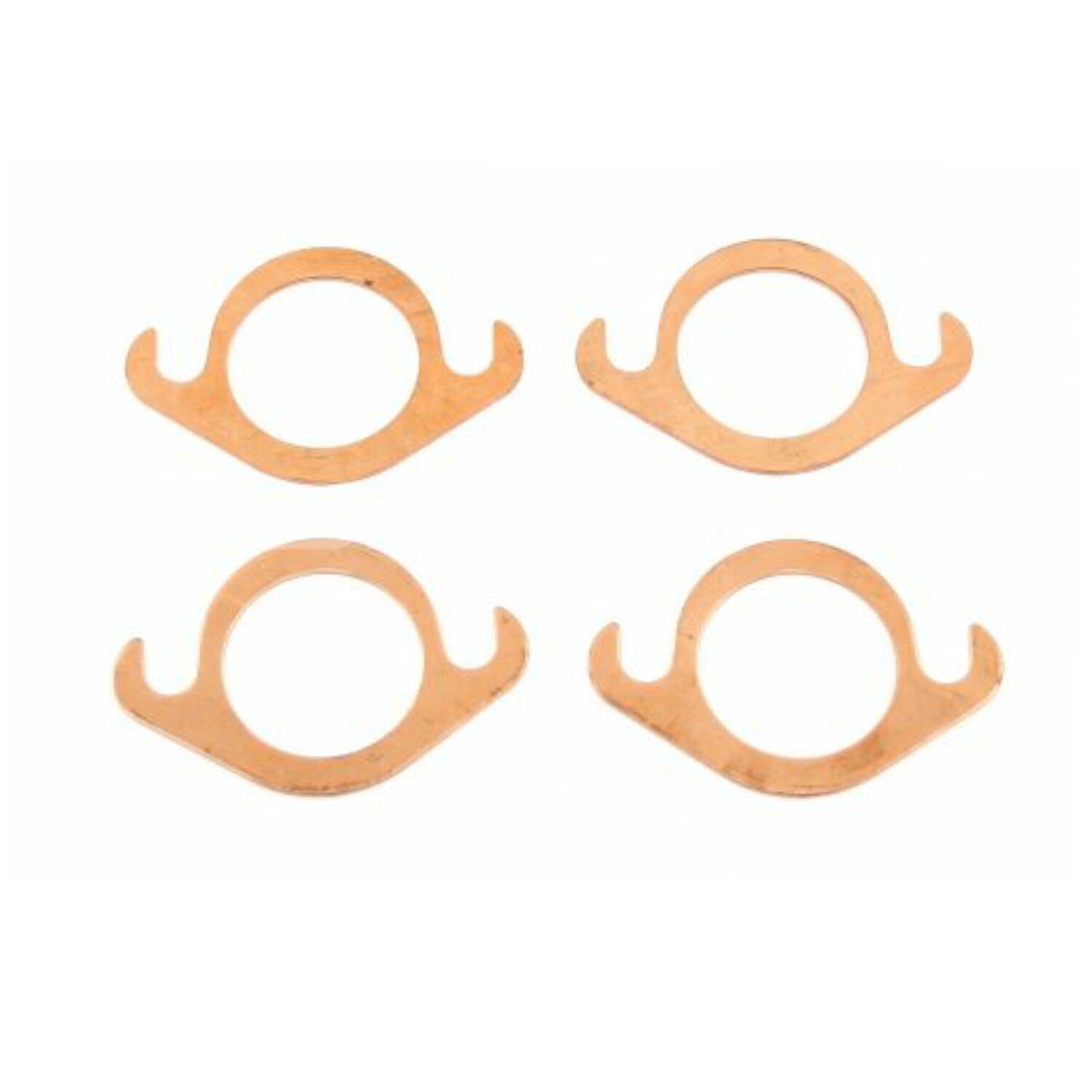 Exhaust Flange Gaskets, Copper Slip-In Type, 1 1/2", set 4