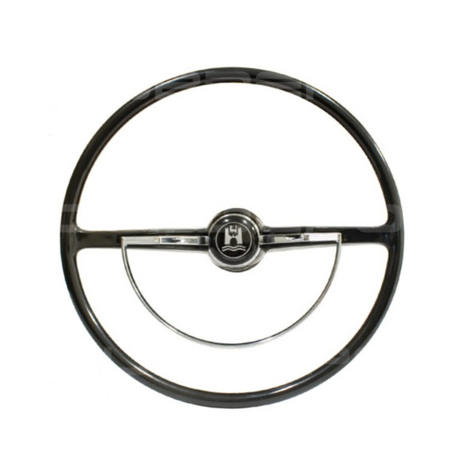 Steering Wheel, Black, 1962 to 1971