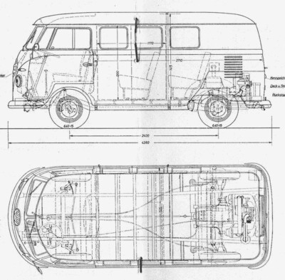 Chassis, Body, Suspension & Cables T2 Split