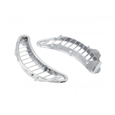Chrome Exterior Rear Quarter Vent Grille, T1 1971 to 1977 Chrome Exterior Rear Quarter Vent Grille, T1 1971 to 1977