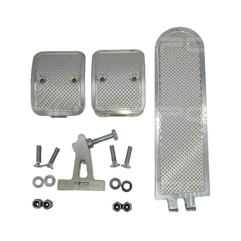 Accelerator, Brake & Clutch Pedal Kit, Billet, T1 1958 to 1967