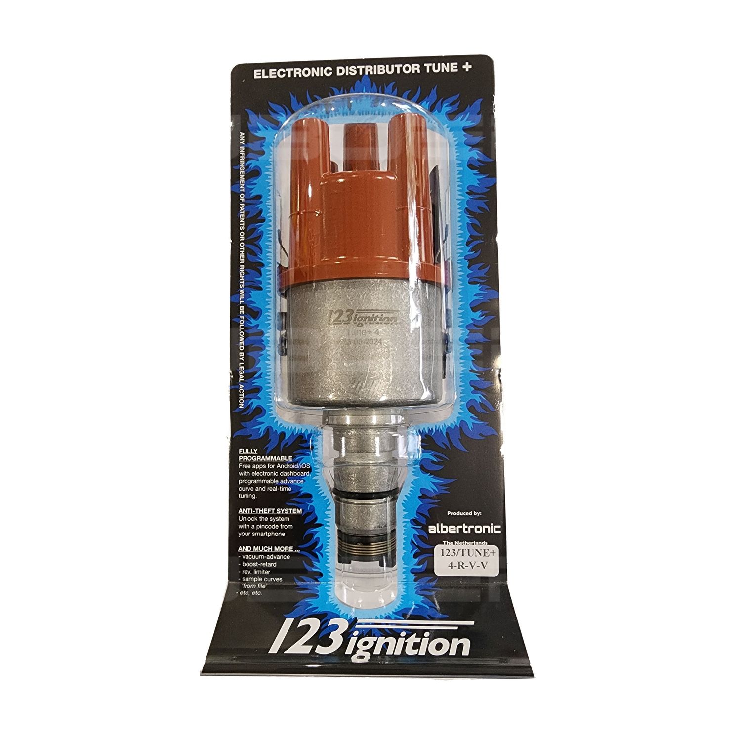 Distributor, 123 Electronic Ignition with Bluetooth & provisions for Vac Advance