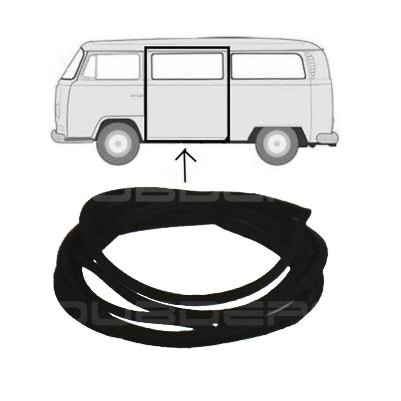 Sliding Door Seal, T2 Kombi 1968 to 1979