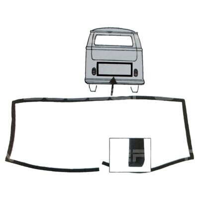 Engine Lid Seal on Body, T2 Kombi 1972 to 1979 Engine Lid Seal on Body, T2 Kombi 1972 to 1979