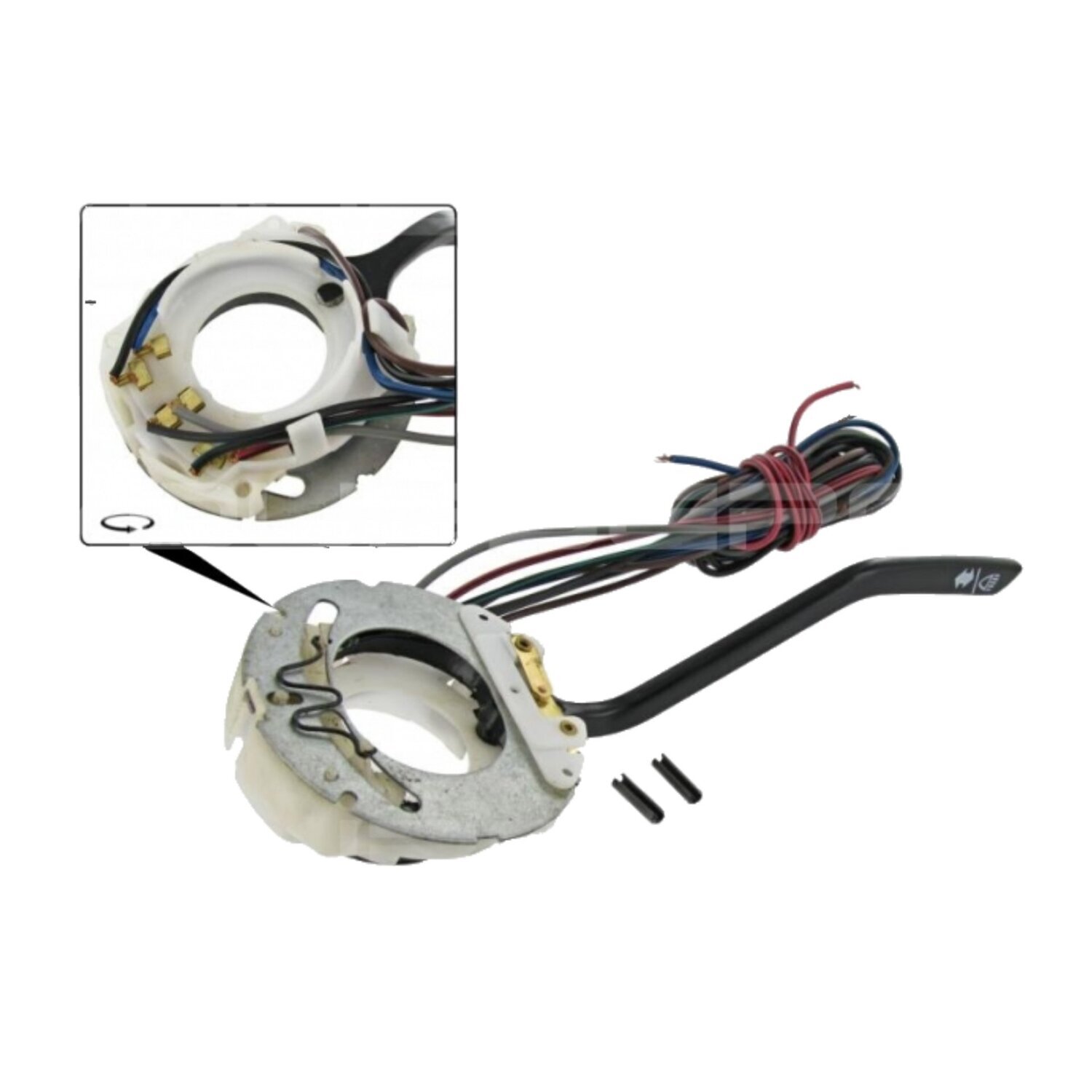 Indicator Switch, T1 Beetle 1968 to 1970, Black Indicator Switch, T1 Beetle 1968 to 1970, Black