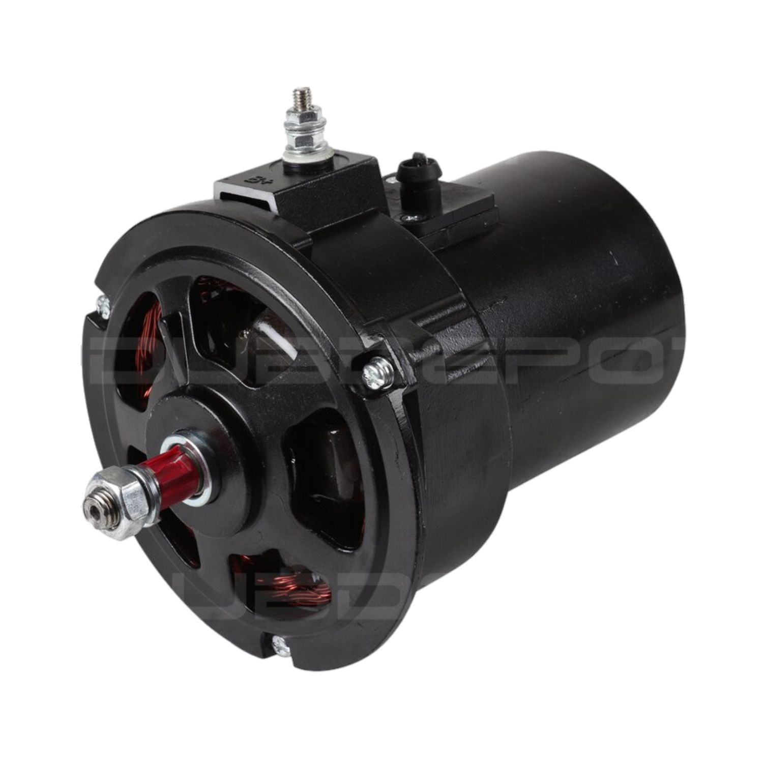 Alternator, 12V 75amp, Black Alternator, 12V 75amp, Black