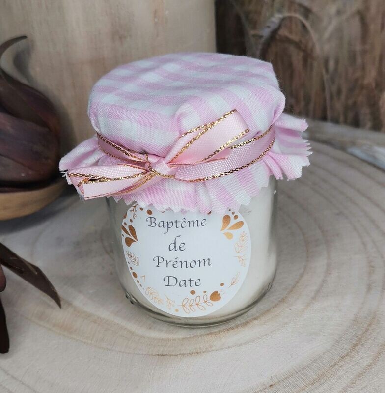 Bougie baptême