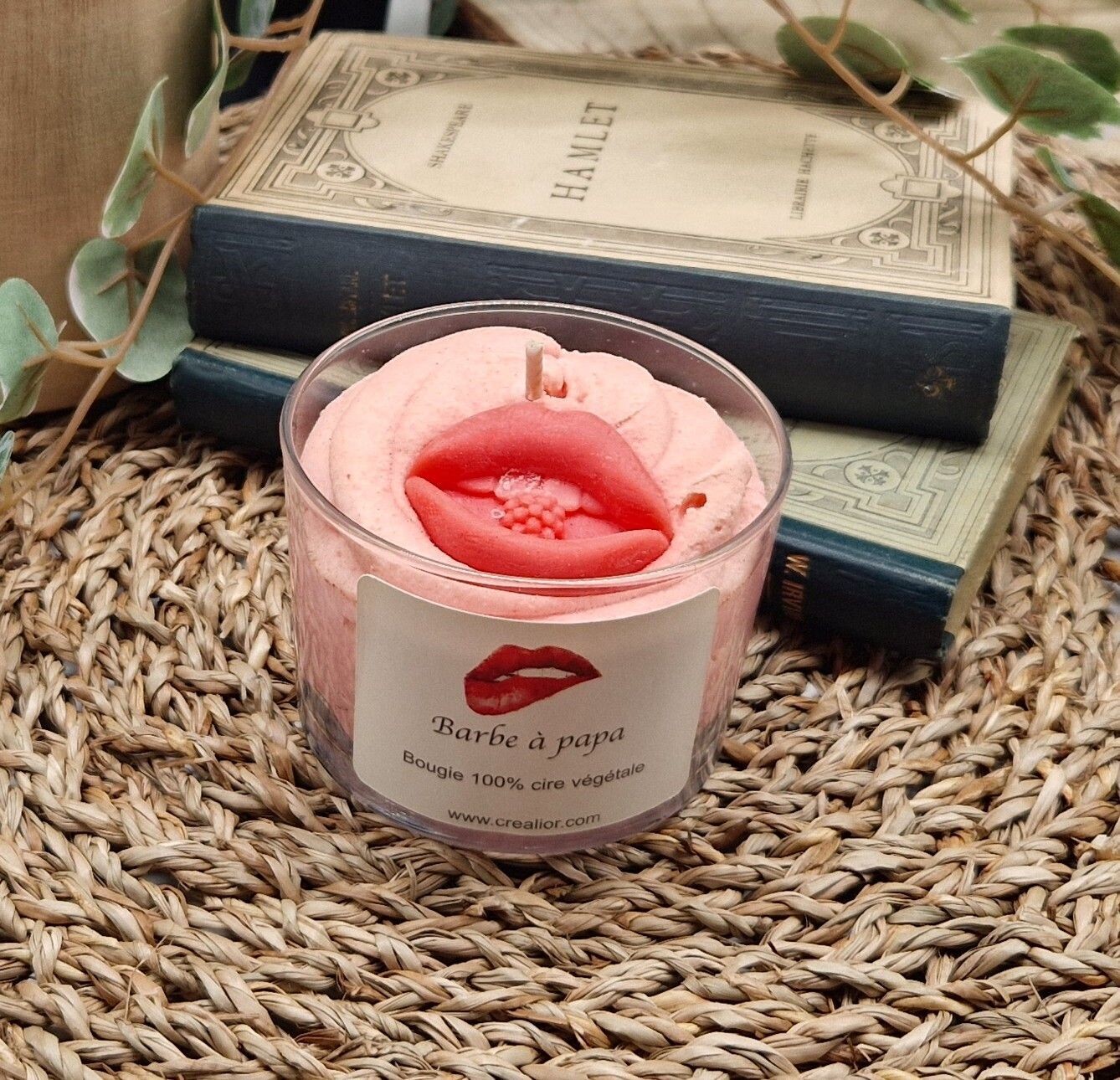 Bougie chantilly bouche