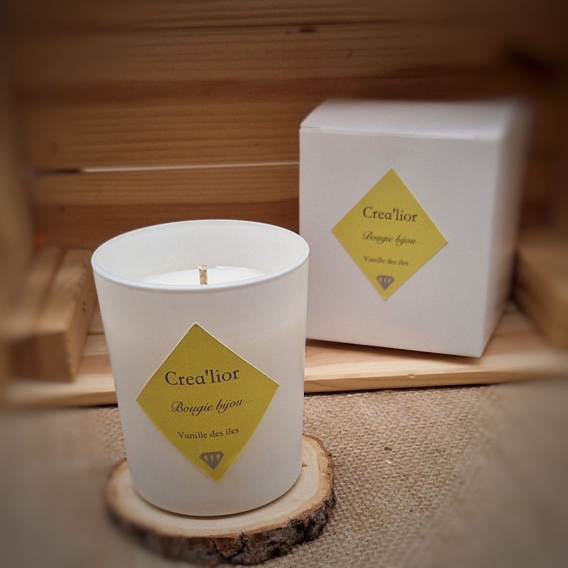 Bougie bijou vanille des iles