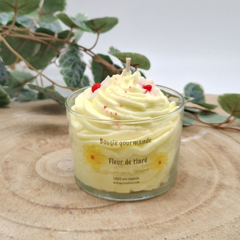 Bougie chantilly Fleur de tiaré