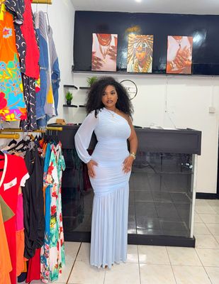 Bridal shower dress (blue)