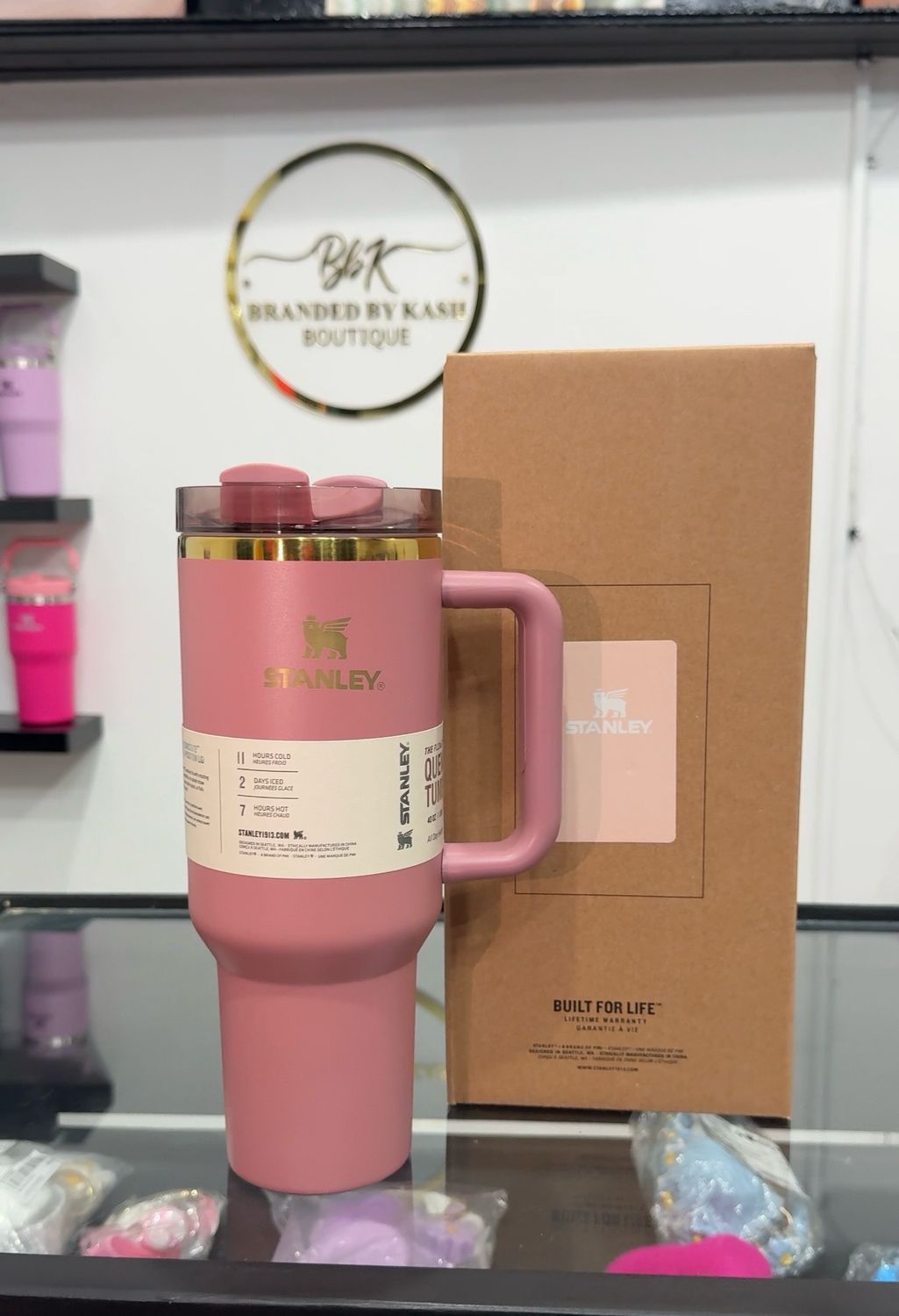 Rose Pink Stanley With Straw (40 oz)