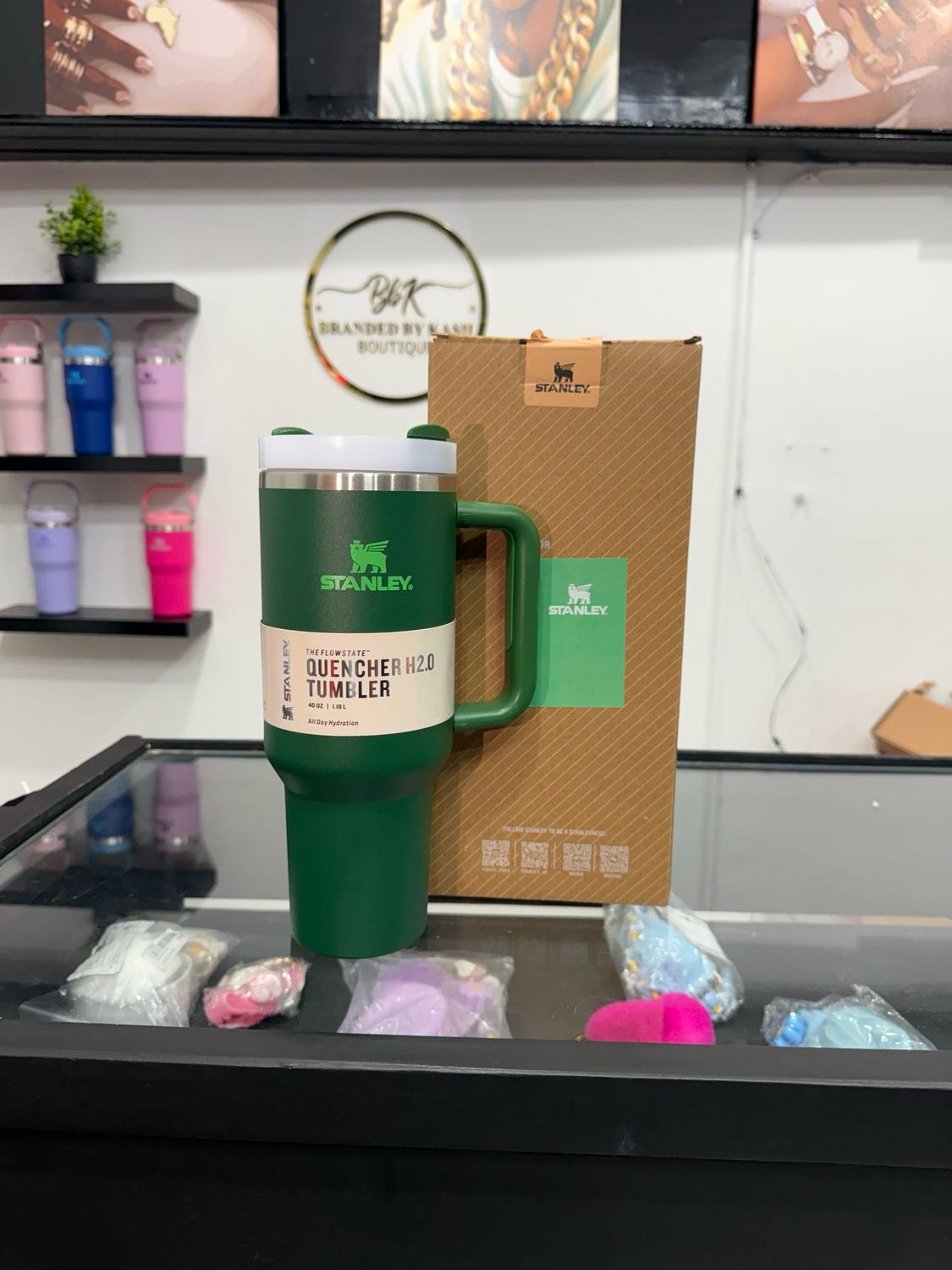 Green Stanley With Straw (40 oz)