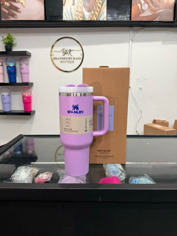 2 Toned Purple Stanley With Straw (40 oz)