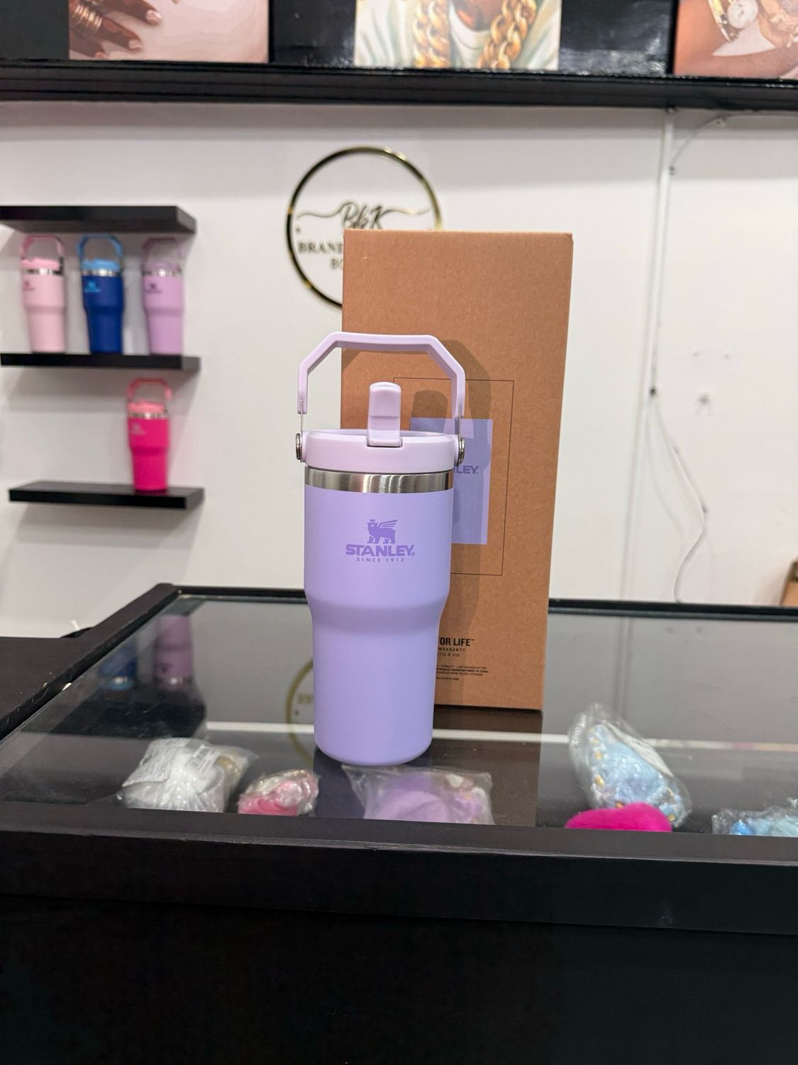 Purple Flipper Stanley (20 oz)