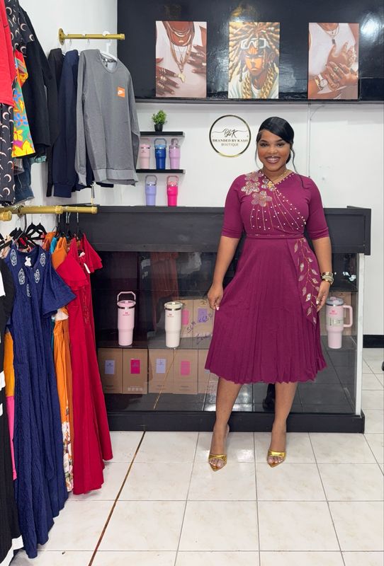 Sparkles Dress (purple )