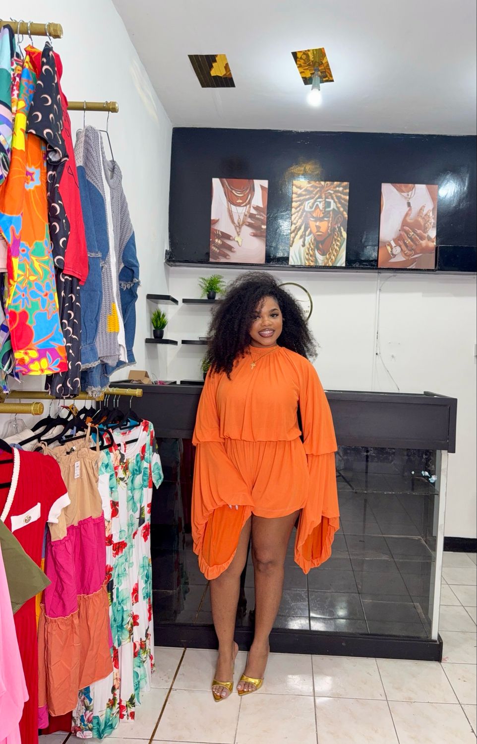 Fancy Romper (medium Only )