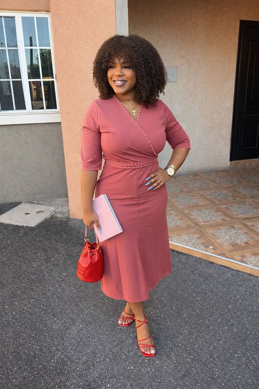 Missy dress (blush Pink )