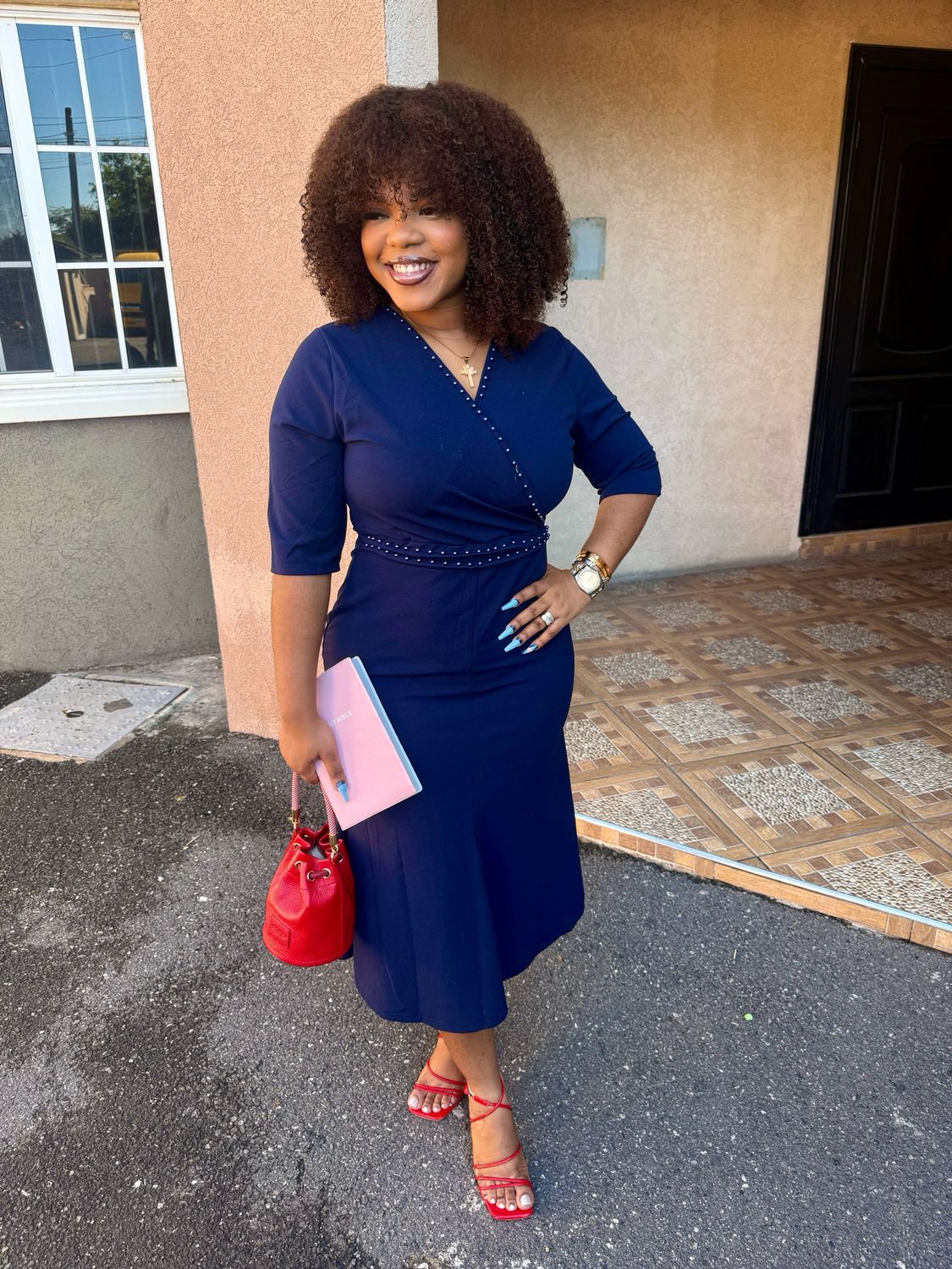 Missy dress (navy Blue)