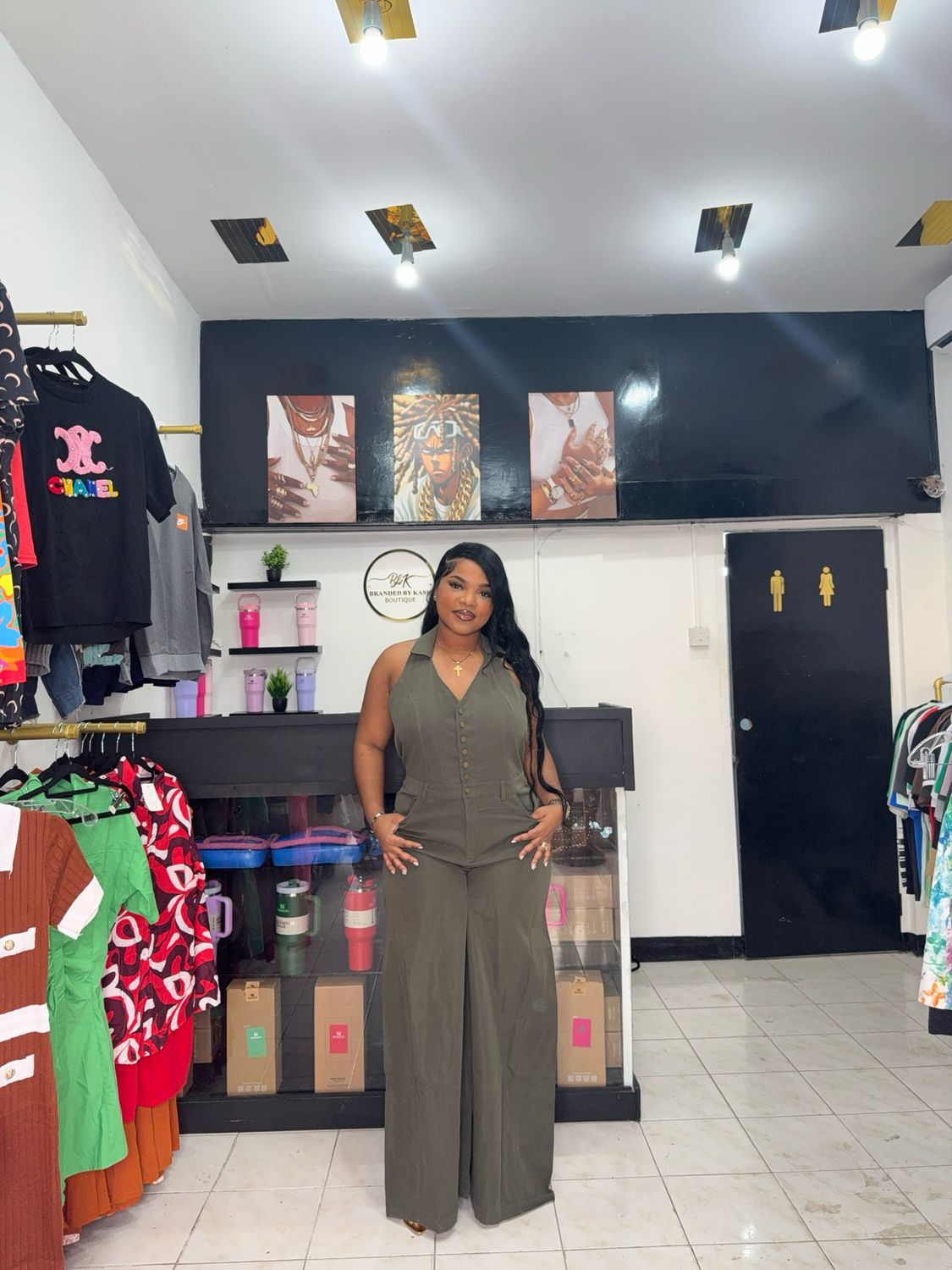 Emma Jumpsuit Green (Xl)