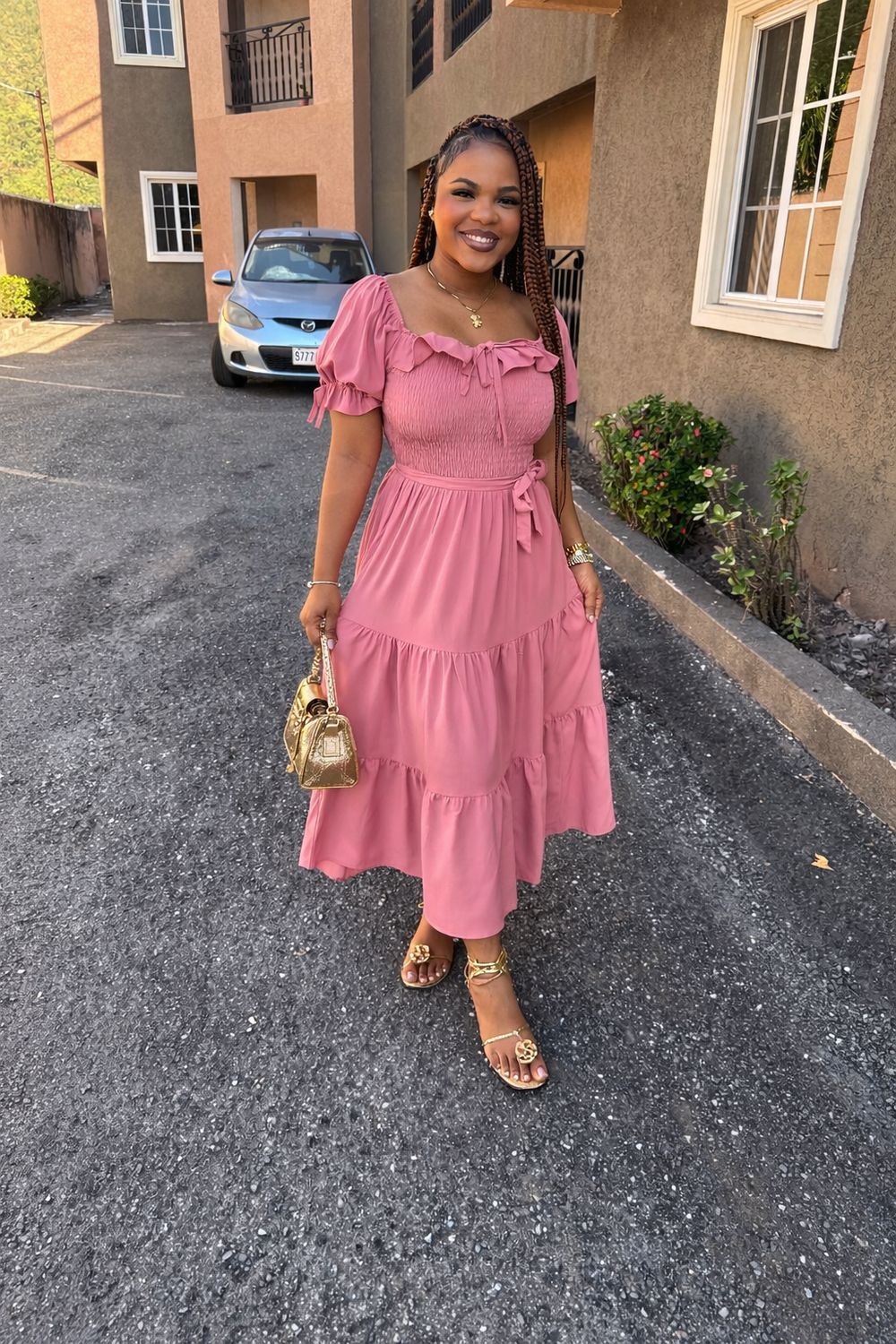 Valley Dress Peach (XL)