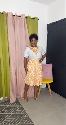 Dashing dress (yellow) 3xl Only