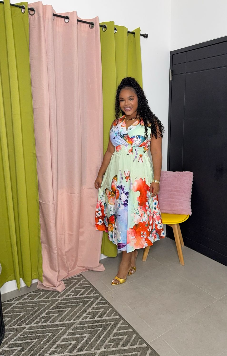 Butterfly Dream Dress (Orange)