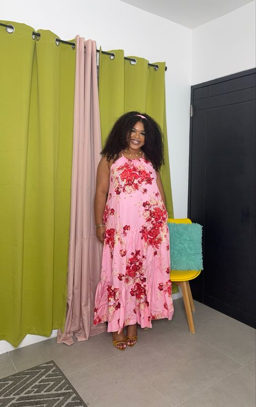 Prinny Maxi Dress (pink)