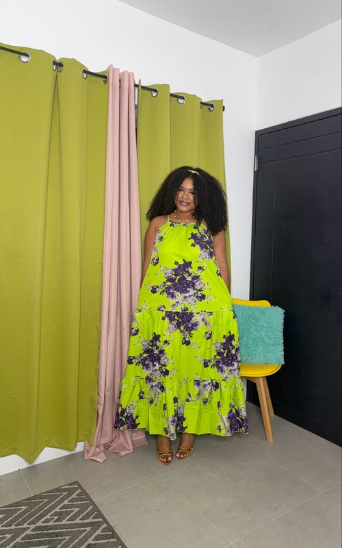 Prinny Maxi Dress (green)
