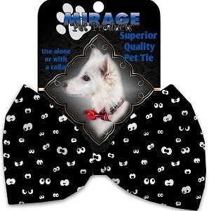 Eyes Eyes Everywhere Pet Bow Tie