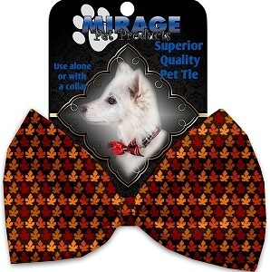 Autumn Leaves Pet Bow Tie