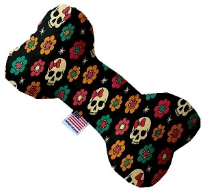 Sugar She Skulls Bone Dog Toy