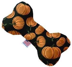 Pumpkin Patch Bone Dog Toy