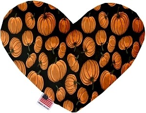 Pumpkin Patch Heart Dog Toy