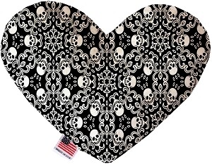 Spinning Skulls Heart Dog Toy