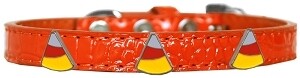 Candy Corn Widget Croc Dog Collar