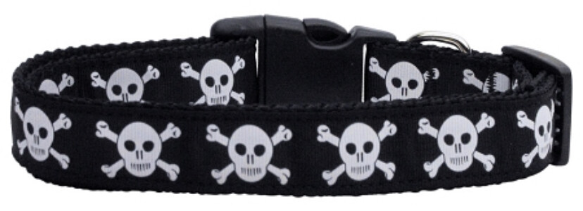 Skulls Nylon Dog Collar