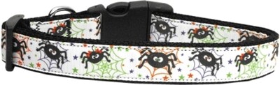 Itsy Bitsy Spiders Nylon Dog Collar