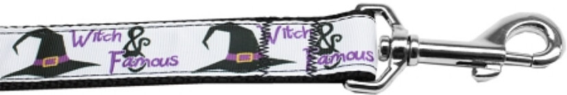 Witch and Famous Nylon Dog Leash