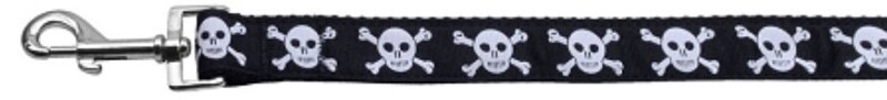 Skulls Nylon Ribbon Leash