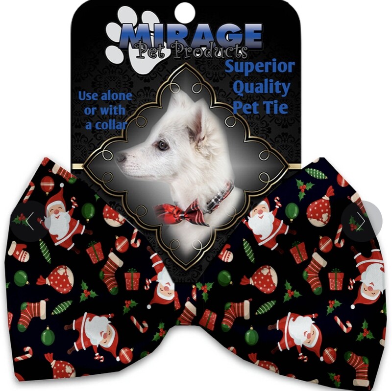 Santa Fun Pet Bow Tie