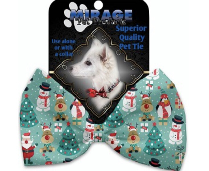 Frosty and Friends Pet Bow Tie
